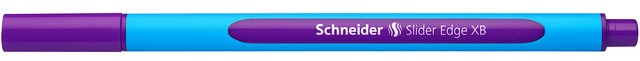 Pix SCHNEIDER Slider Edge XB, rubber grip, varf 1.4mm - scriere violet