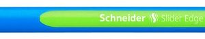 Pix SCHNEIDER Slider Edge XB, rubber grip, varf 1.4mm - scriere vernil