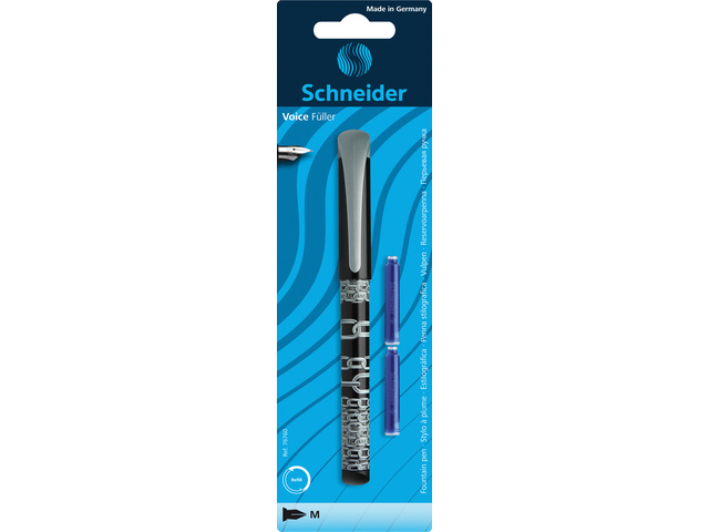 Stilou SCHNEIDER Voice + 2 rezerve cerneala/blister