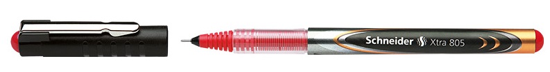Roller cu cerneala SCHNEIDER Xtra 805, needle point 0.5mm - scriere rosie