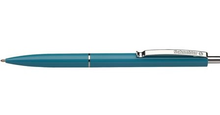 Pix SCHNEIDER K15, clema metalica, corp verde - scriere albastra