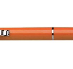 Pix SCHNEIDER K15, clema metalica, corp portocaliu - scriere albastra