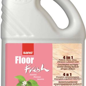 Detergent pentru pardoseli, curata si parfumeaza, 2 litri, SANO Floor Fresh - jasmin