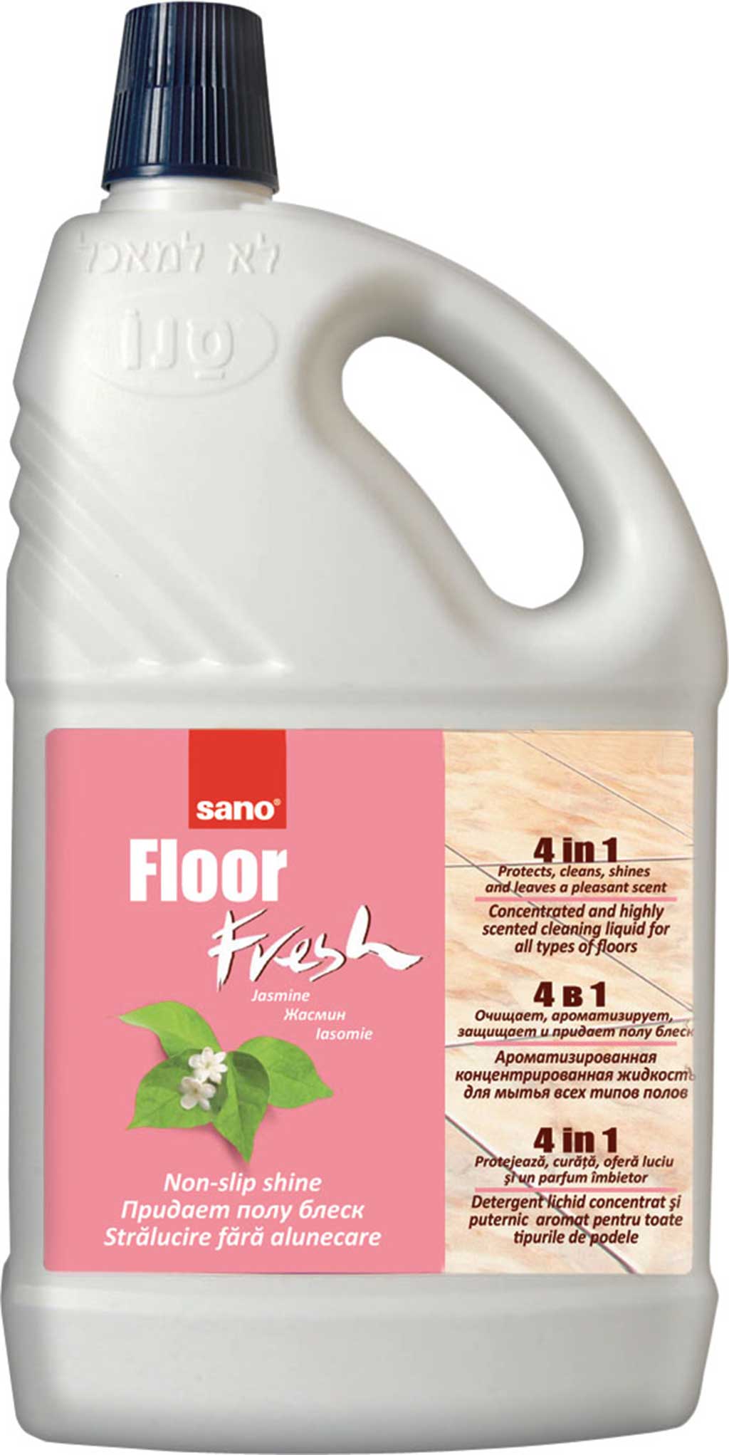 Detergent pentru pardoseli, curata si parfumeaza, 2 litri, SANO Floor Fresh - jasmin