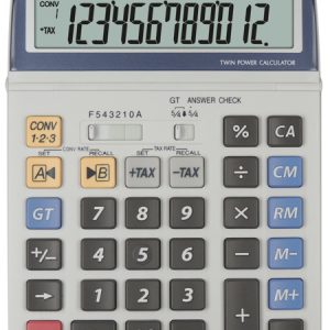 Calculator de birou, 12 digits, 195 x 140 x 23 mm, dual power, SHARP EL-2125C - gri