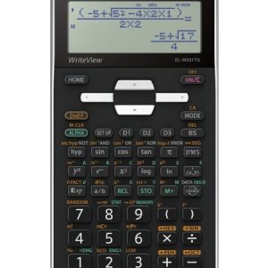 Calculator stiintific, 16 digits, 422 functii, 166x80x14 mm, dual power, SHARP EL-W531TGWH - alb/neg