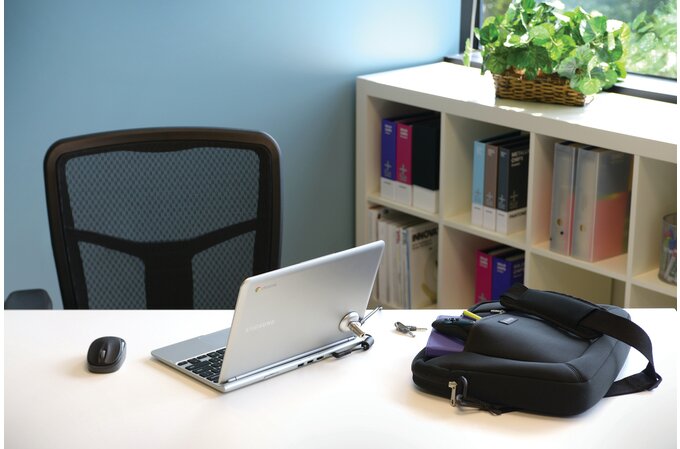 Slot adaptor de securitate Kensington, pentru laptop ultrabook, argintiu