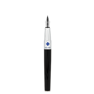 Stilou DIPLOMAT CLR, cu penita M, din otel inoxidabil - black lacquer