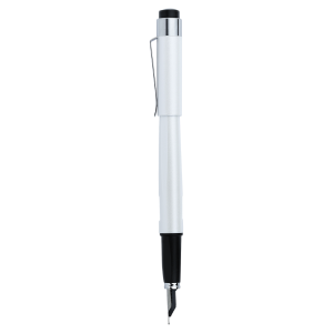 Stilou DIPLOMAT Magnum, cu penita EF, din otel inoxidabil - pearl white