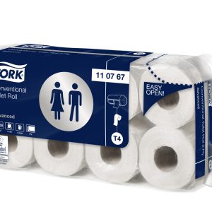 Hartie igienica TORK Advanced, 2 straturi, 9.4cm x 30m, 8 role/bax - alba