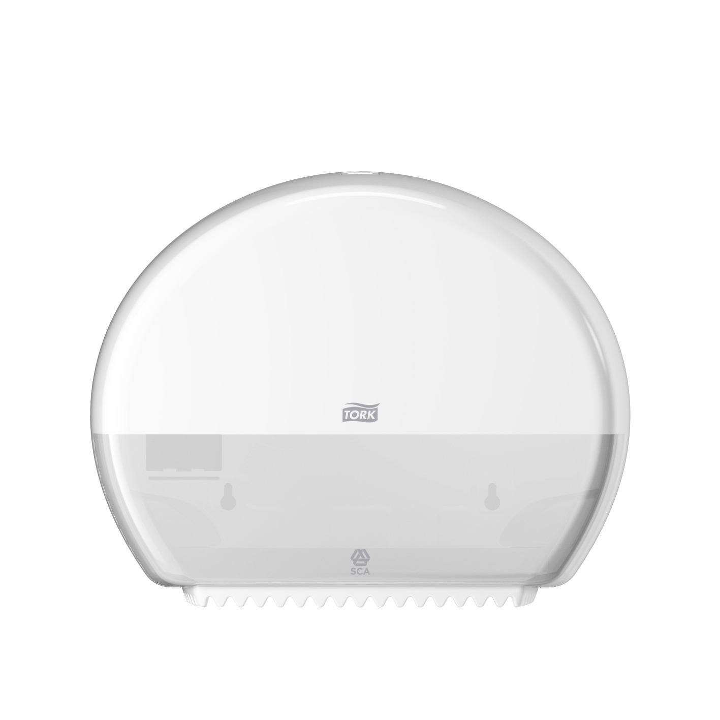 Dispenser TORK Elevation, pentru hartie igienica rola mini jumbo, 275x345x132mm - alb