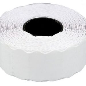 Etichete de pret, 26 x 12 mm, adeziv permanent, 1000buc/rola, 6 role/set, TANEX - albe