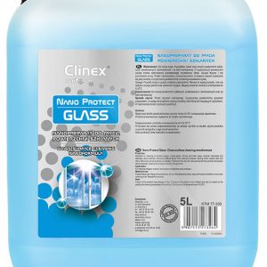 Clinex NanoProtect Glass, 5 litri, solutie pentru spalat geamuri, efect anti-aburire