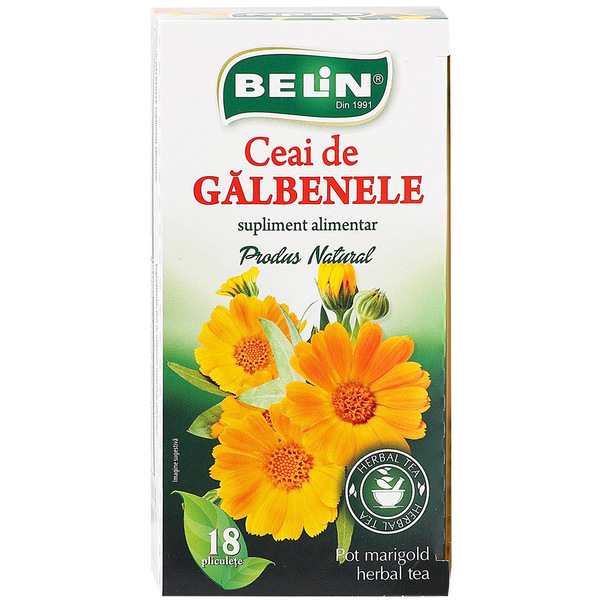 Ceai Belin galbenele, 18 pliculete