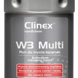 CLINEX W3 Multi, 1 litru, detergent lichid, concentrat, pentru curatarea toaletelor si a bailor