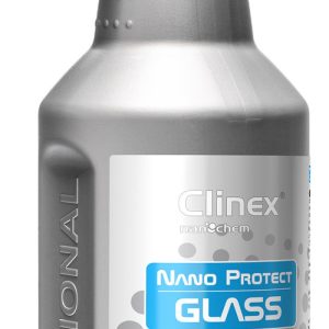 Clinex NanoProtect Glass, 1 litru, cu pulverizator, solutie pentru spalat geamuri, efect anti-aburir