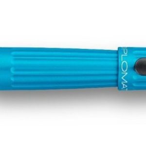 Stilou Diplomat Aero, cu penita M, aurita 14kt. - turqouise