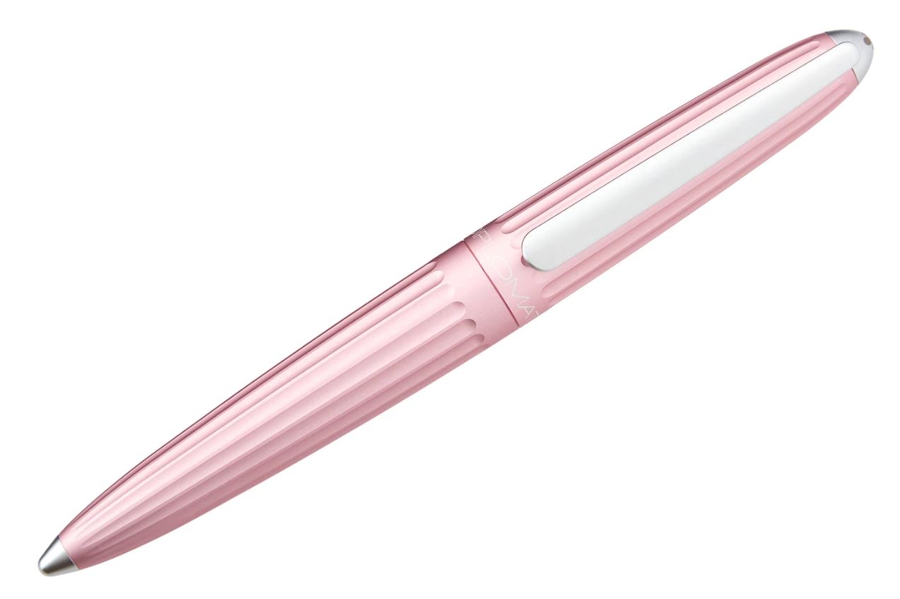 Stilou DIPLOMAT Aero, cu penita M, aurita 14kt. - antique rose