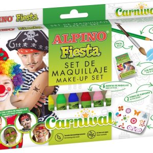 Set ALPINO Fiesta - Carnival, 6 culori x 5gr. make up sticks