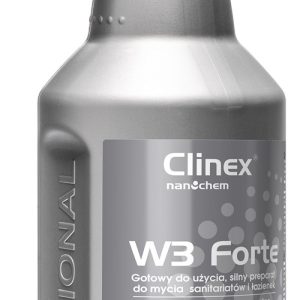 CLINEX W3 Forte, 1 litru, cu pulverizator, solutie forte, curatare toalete si bai