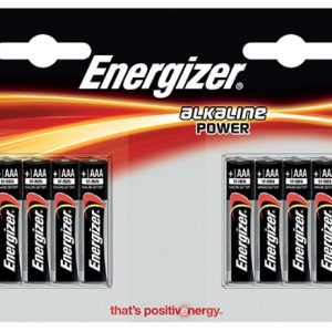 Baterii alkaline AAA, 8 buc/set, Energizer