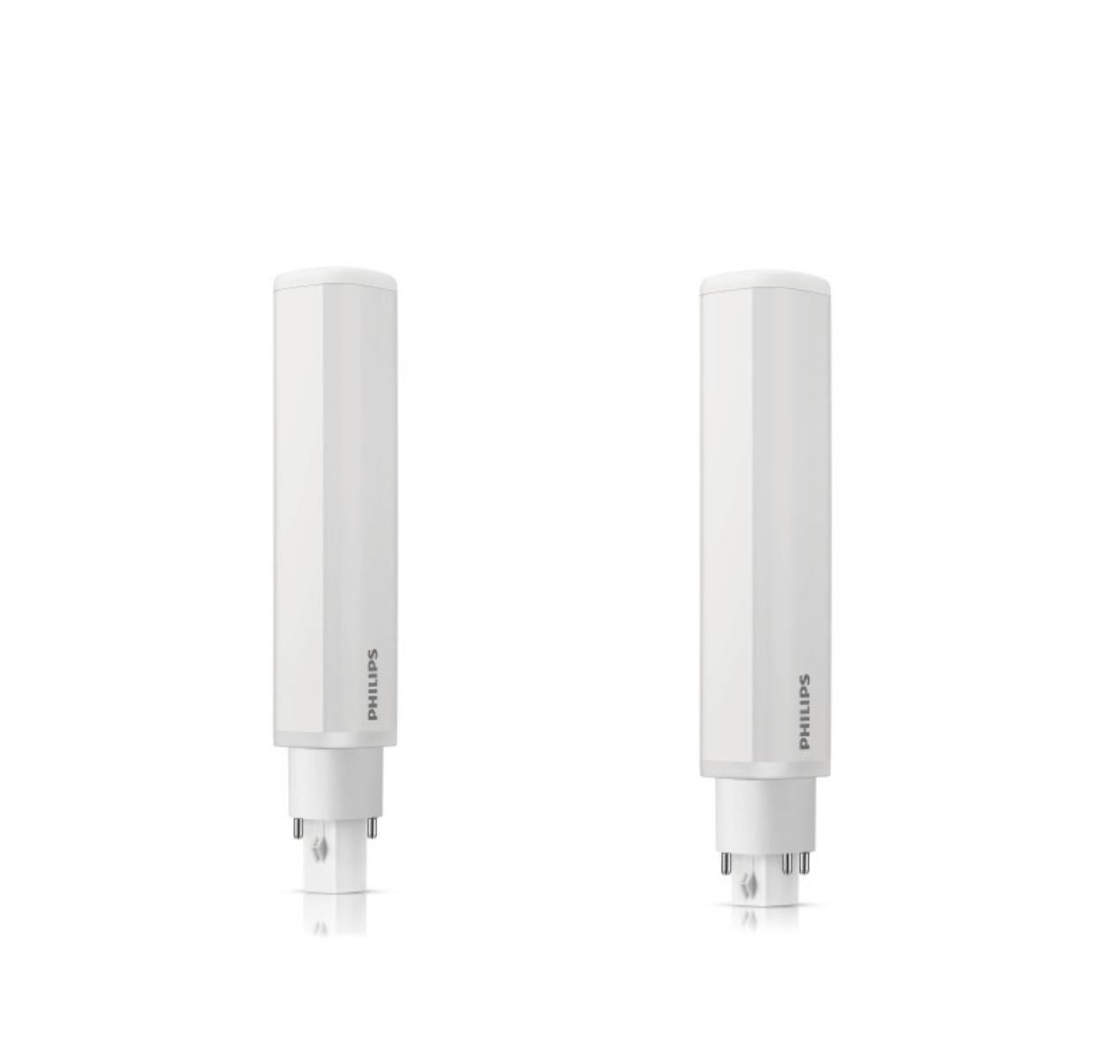 Bec LED PL-C 4 pini 6.5W G24q-2, alb cald - Philips