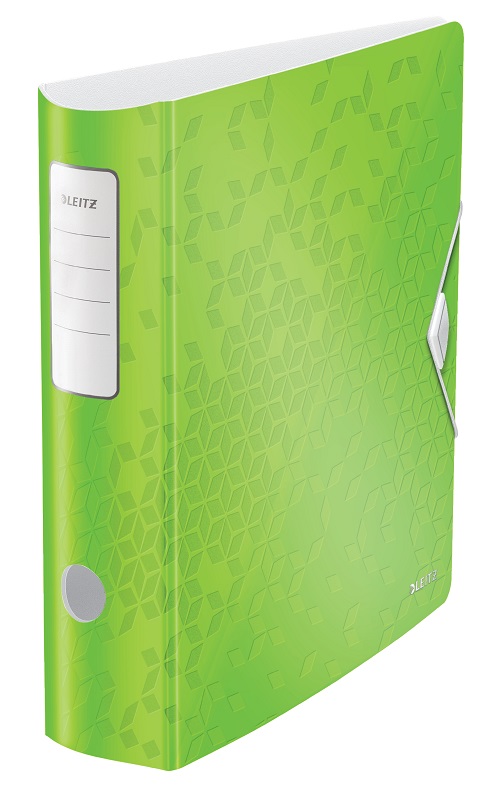 Biblioraft LEITZ 180 Active WOW, polyfoam, partial reciclat, A4, 82 mm, verde
