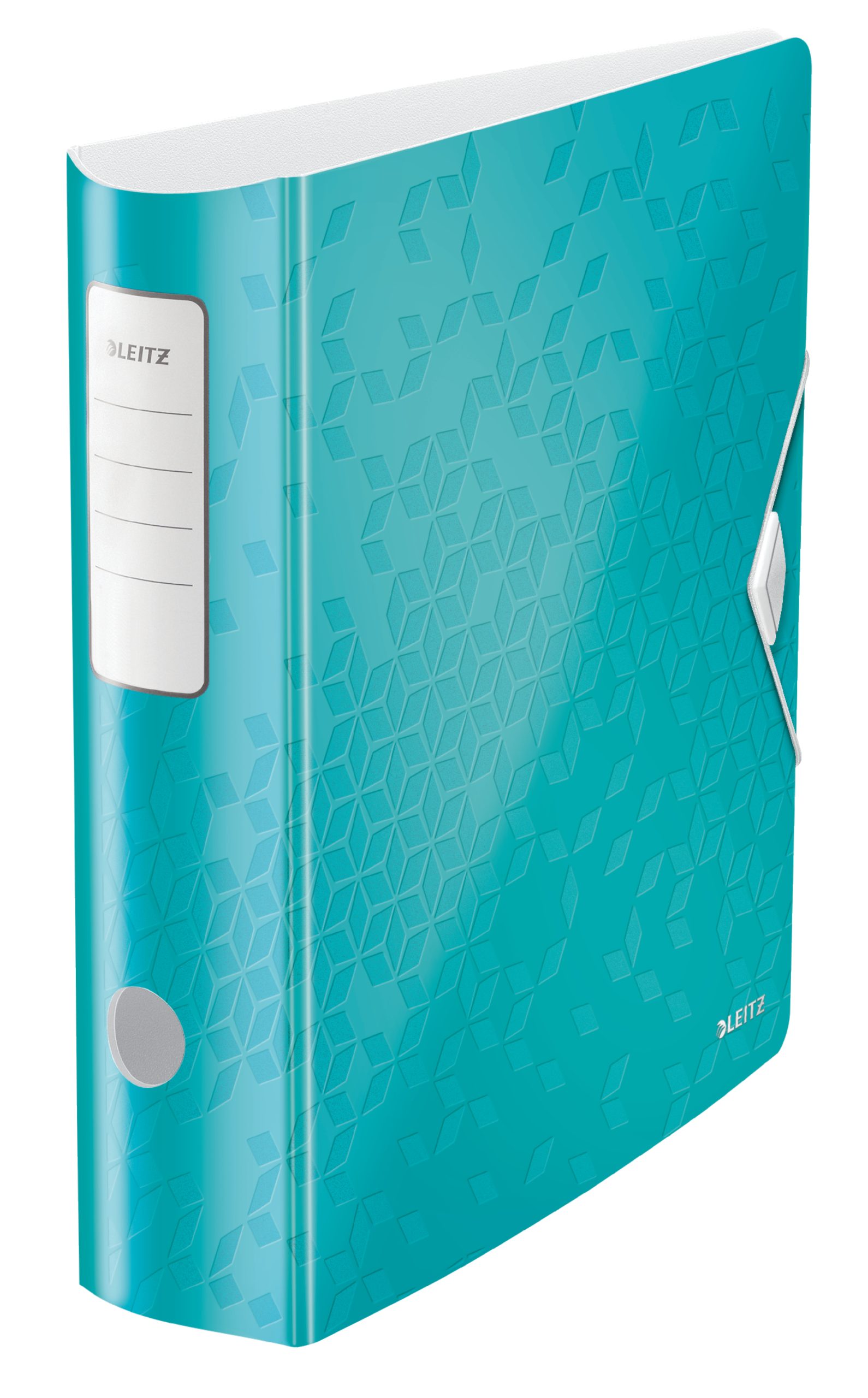 Biblioraft LEITZ 180 Active WOW, polyfoam, partial reciclat, A4, 82 mm, turcoaz