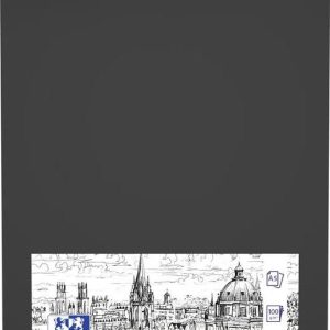 Bloc desen cu spirala, OXFORD Sketchbook, A5, 50 file - 100g/mp, coperta carton rigid negru