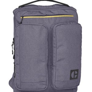 Rucsac CATERPILLAR Code - Quest Commuter, material 420D hexagonal, 2 buzunare exterioare - gri inchi