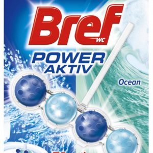 BREF Power Aktiv Ocean, odorizant solid pentru toaleta, bilute - 50 grame