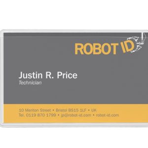 Buzunar autoadeziv pt carti de vizita, acces vertical, 95 x 60mm, 10/set, PROBECO