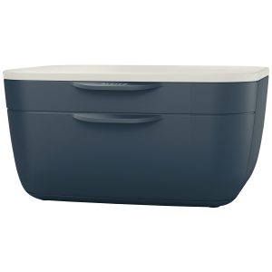 Cabinet cu sertare LEITZ Cosy, 2 sertare, PS, A4, gri antracit