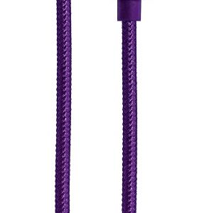 Cablu date GRIXX - Micro USB to USB, impletit, lungime 1m - mov