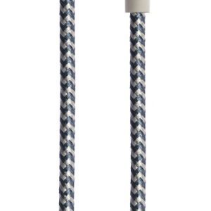 Cablu date GRIXX - Micro USB to USB, impletit, lungime 3m - albastru/alb