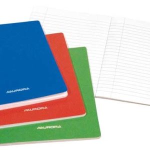 Caiet A4, 60 file - 80g/mp, liniat stanga, coperta carton laminat, AURORA - dictando