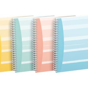 Caiet OXFORD Iconic, 9x14cm, 30 file-90g/mp, coperta carton assorted design - dictando