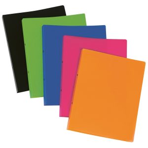 Caiet mecanic 2 inele - D16mm, coperti flexibile PP, AURORA - rosu