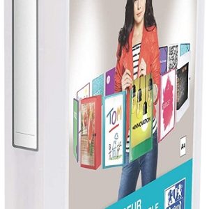 Caiet mecanic 4 inele - D20mm, coperti flexibile, buzunar prezentare, OXFORD Polyvision -transp. mat
