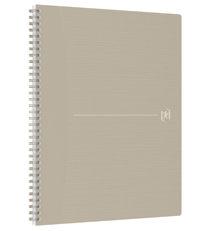 Caiet cu spirala, OXFORD Origins, A4+, 70 file-90g/mp, Scribzee, coperta PP nisip - dictando