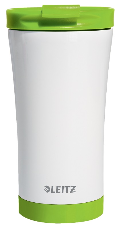 Cana pentru birou Leitz WOW, otel inoxidabil, 380 ml, verde