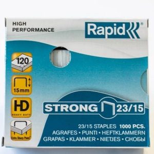 Capse Rapid Strong, 23/15, 80-120 coli, 1000 buc/cutie