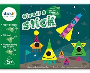 Carte creativa Stick"n Give it a Stick - triunghiuri (+5 ani)