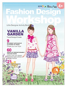 Carte creativa Stick"n Little Designer Activity book - Vanilla Garden