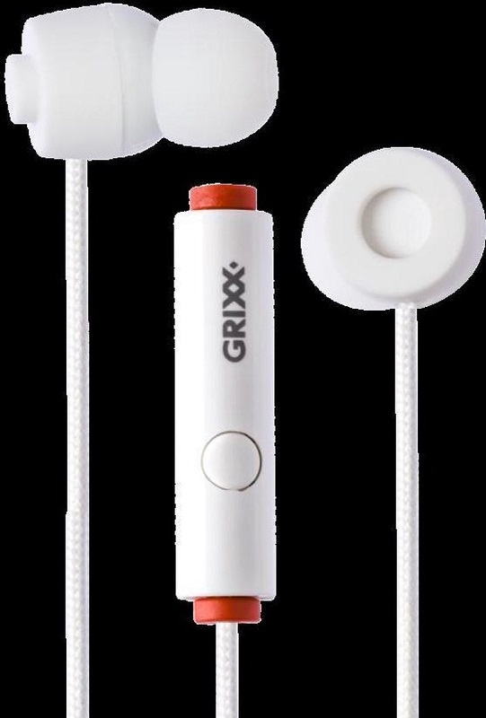 Casti GRIXX Optimum - cu microfon - albe