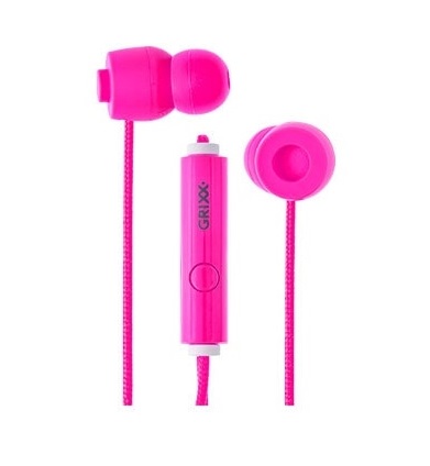 Casti GRIXX Optimum - cu microfon - roz
