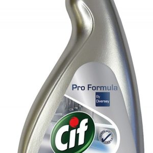 CIF Professional Stainless Steel, cu pulverizator, pentru curatat inox si suprafete rezistente la ap