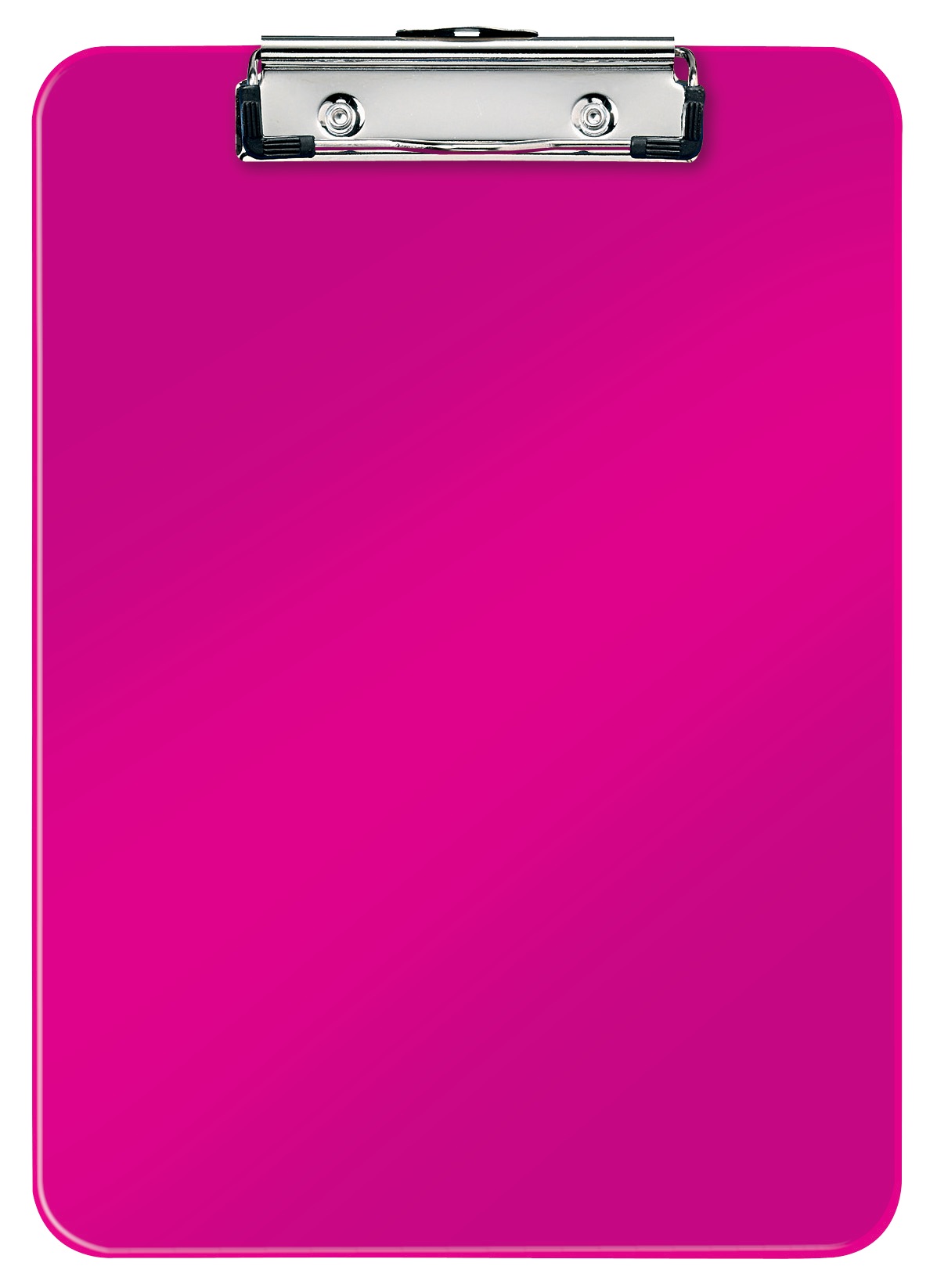 Clipboard LEITZ WOW, simplu, PS, A4, 100 coli, roz