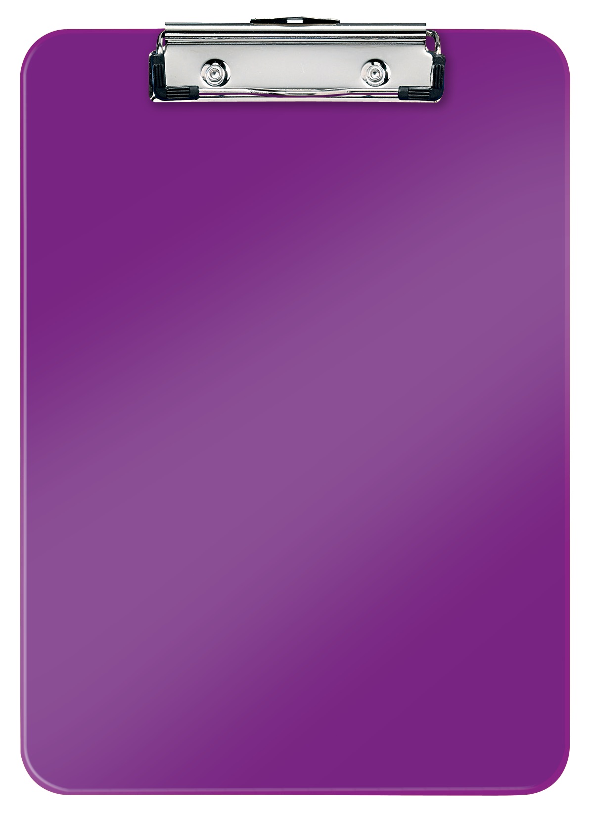 Clipboard LEITZ WOW, simplu, PS, A4, 100 coli, mov