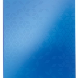 Clipboard LEITZ WOW, dublu, polyfoam, A4, 100 coli, albastru